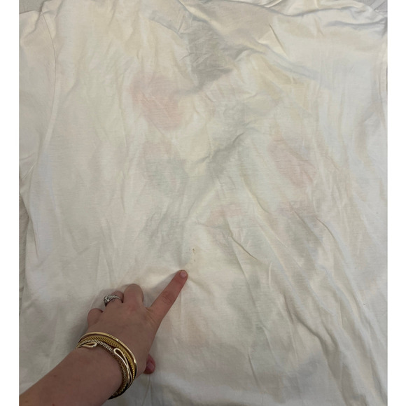 Daydreamer White Rolling Stones Tongue Tee T-Shirt Size L - Picture 3 of 6